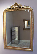 large gilded mirror